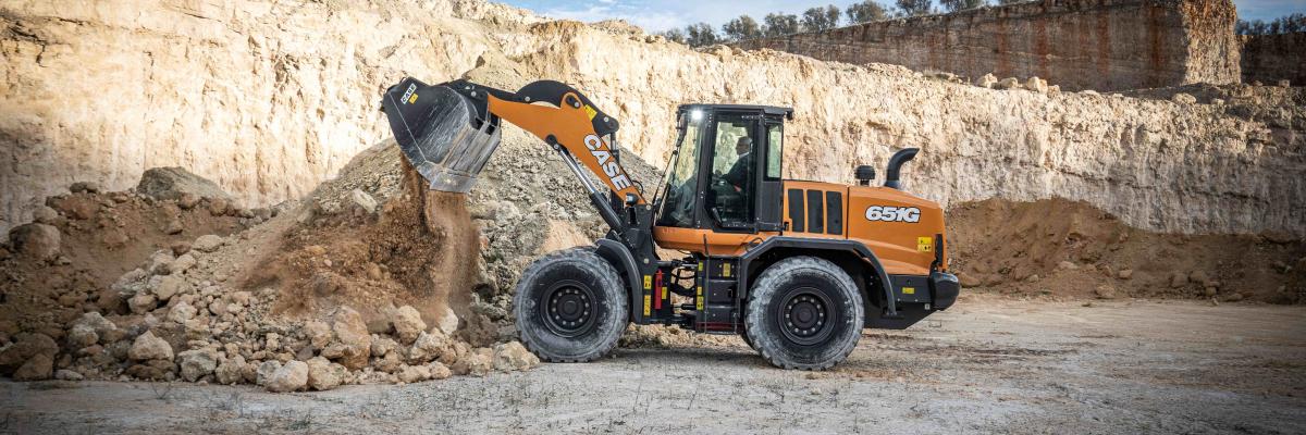 Case 651G wiellader 