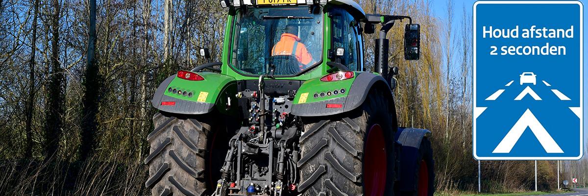 Houd 2 seconden afstand