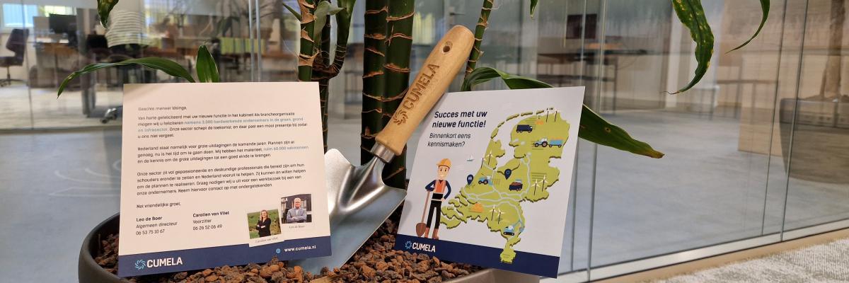 Schepje en kaartje voor ministers