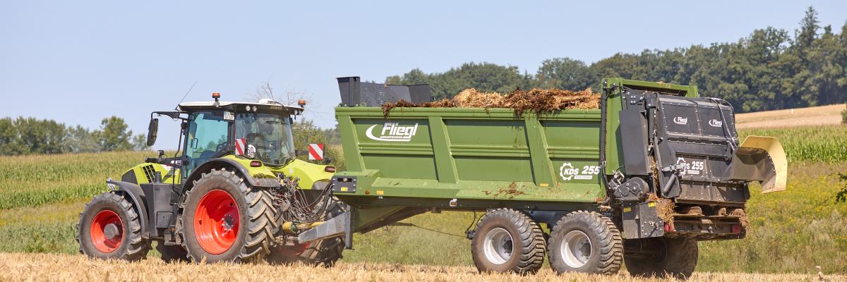 fliegl stalmeststrooier 