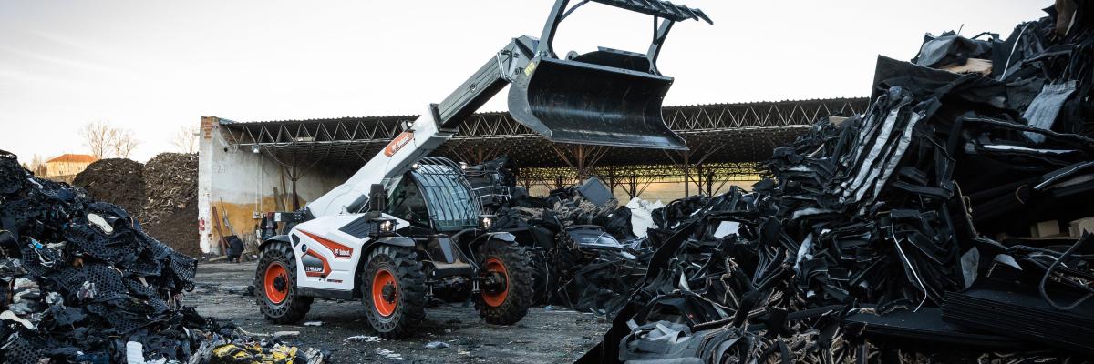 bobcat verreiker voor recycling