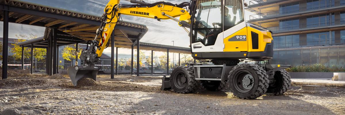 Liebeherr A909 mobiele graafmachine