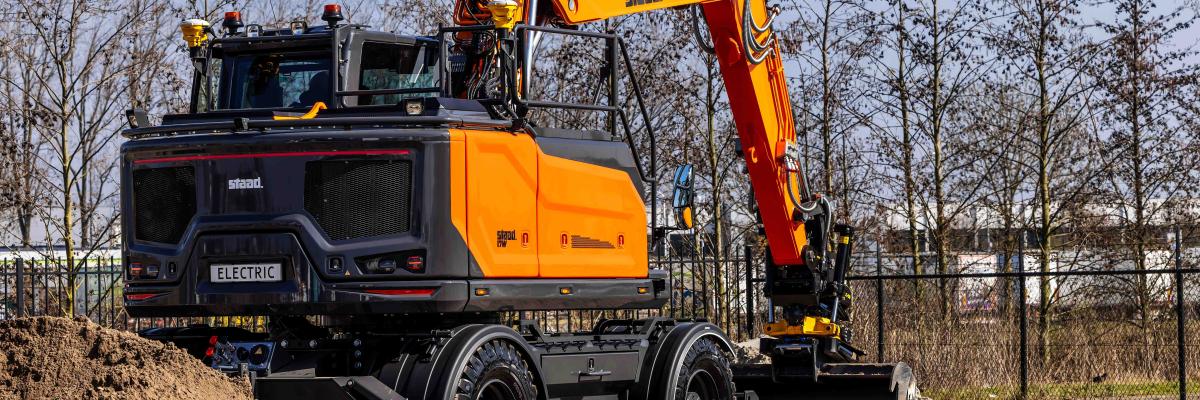 staad W17 mobiele elektrische graafmachine