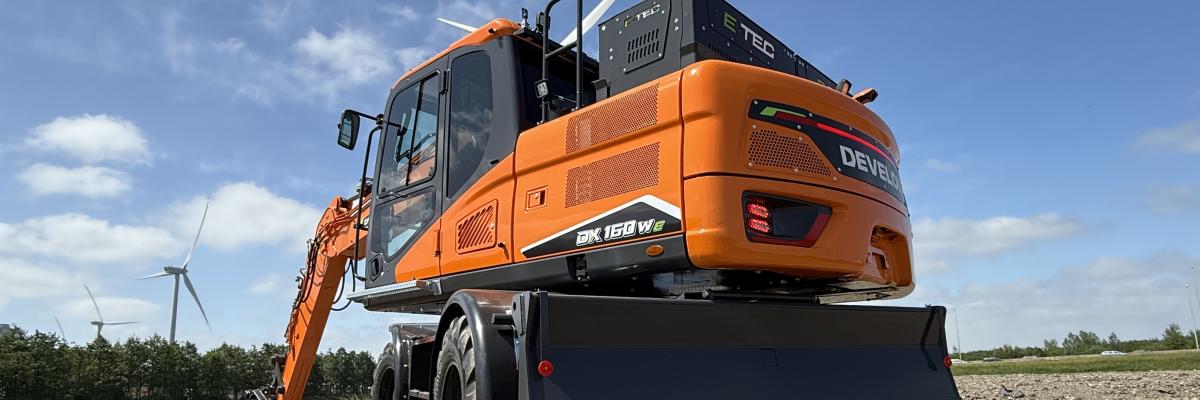 Develon Etec elektrische mobiele graafmachine 