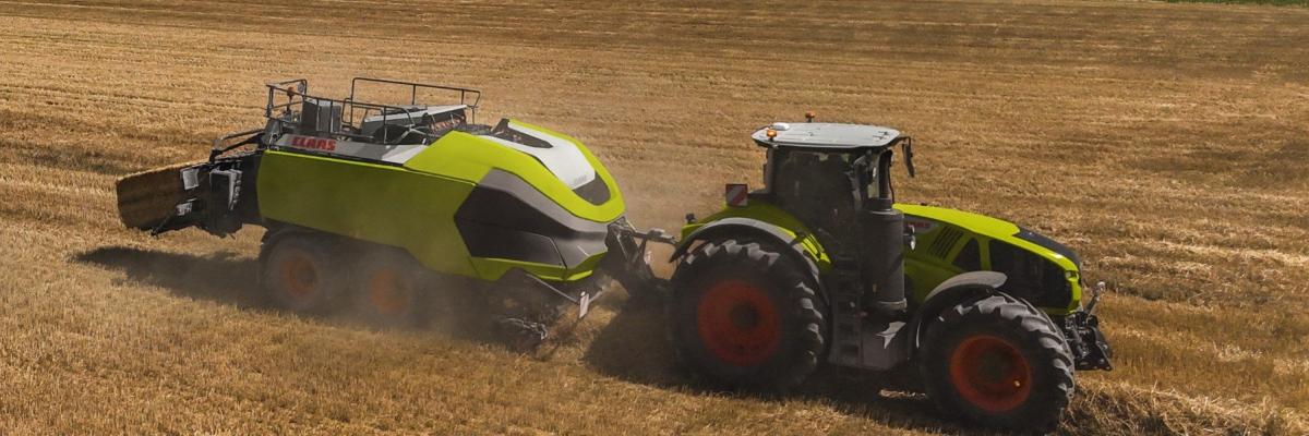 Claas vierkante balenpers