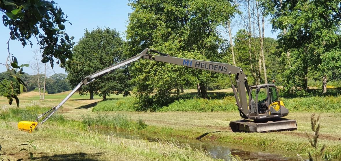 De maaiarm is door de eigen constructieafdeling van het bedrijf ontwikkeld.