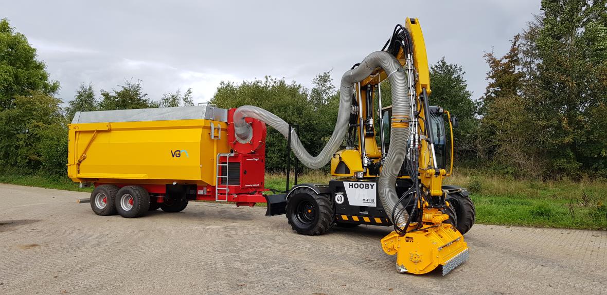 Voor de aandrijving van de blower op de twintigkuubs VGM-zuigwagen is door Hobelman een 52 kW (70 pk) Yanmar-Stage V-dieselmotor opgebouwd.