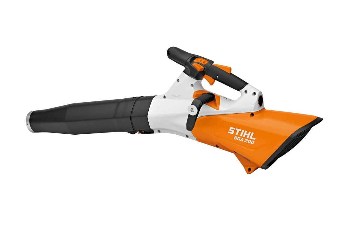 De BGA 200 is uitgerust met een 36-volt-lithium-ionaccu van het Stihl Pro-accusysteem.
