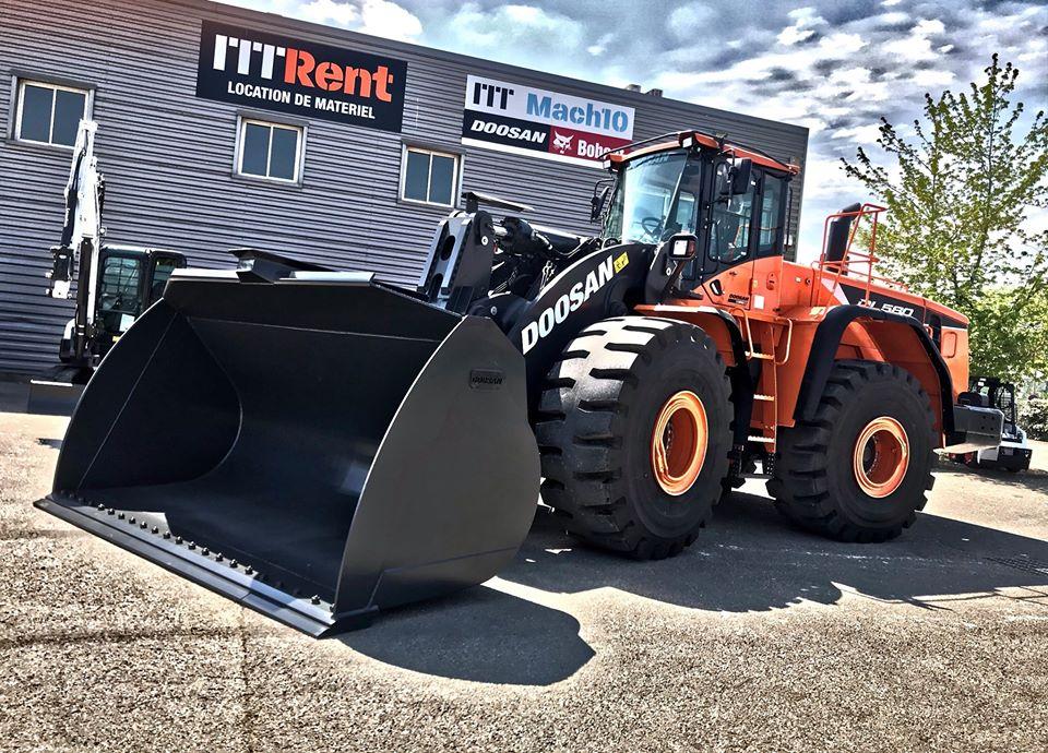 De nieuwe Doosan bakken zijn vervaardigd uit Hardox-staal ,