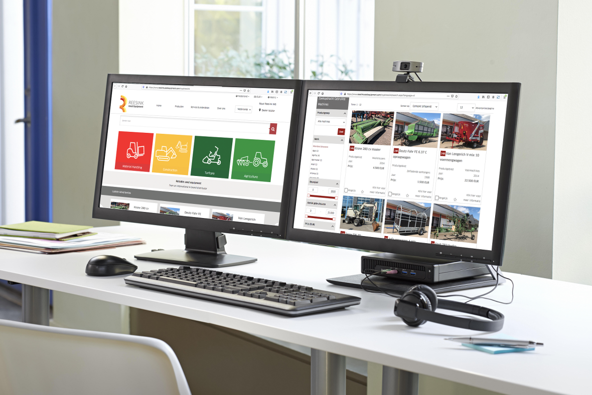 Reesink Used Equipment is het nieuwe online platform van Royal Reesink