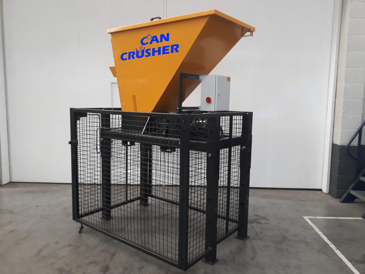 De door Gebr. Weststrate ontwikkelde Can Crusher