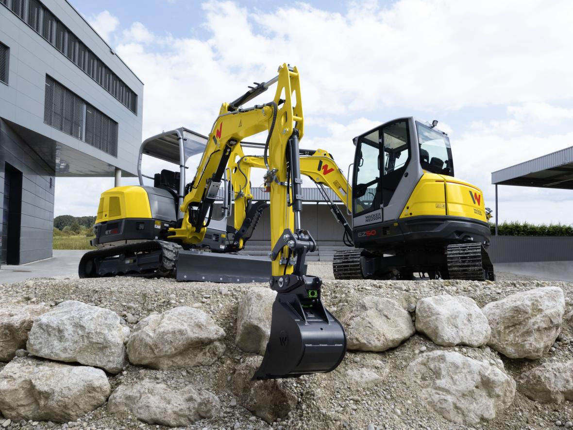 nieuwe Stage V Wacker Neuson graafmachines