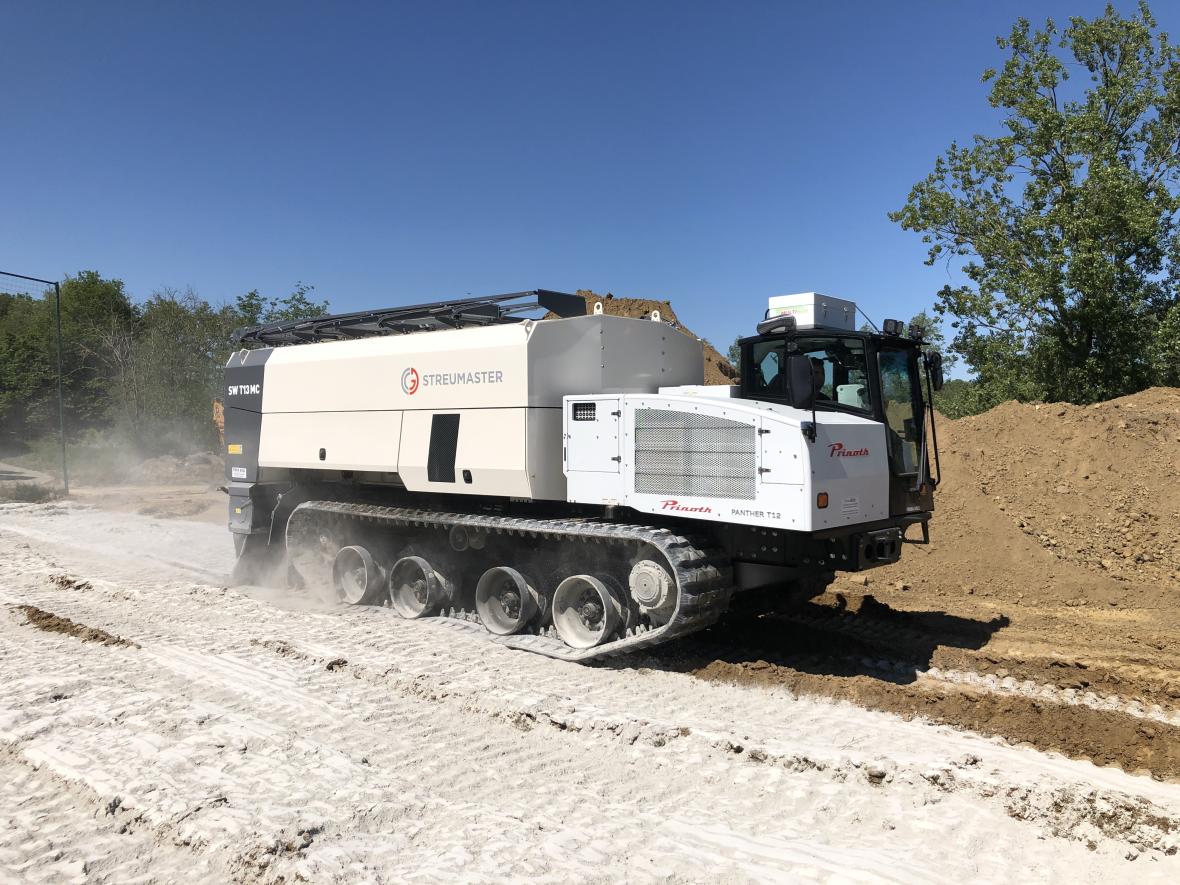 Prinoth Streumaster kalkstrooier