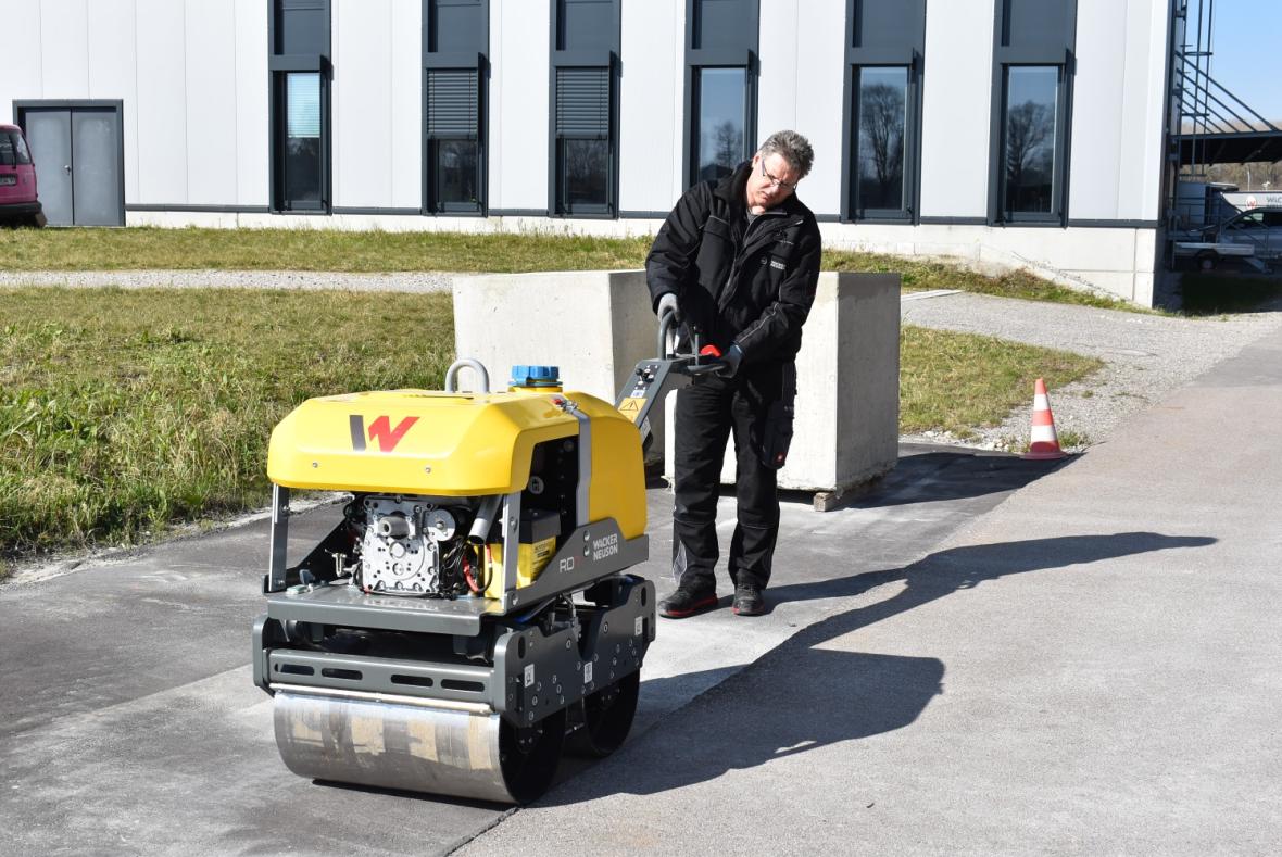 wacker neuson 700 kg trilwals