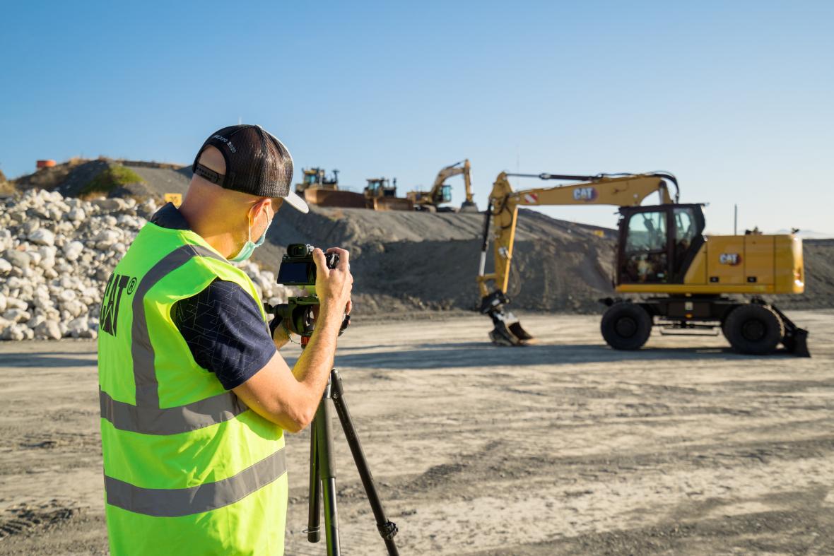 Cat introduceerde in Malaga de nieuwe Next Gen  graafmachines. 