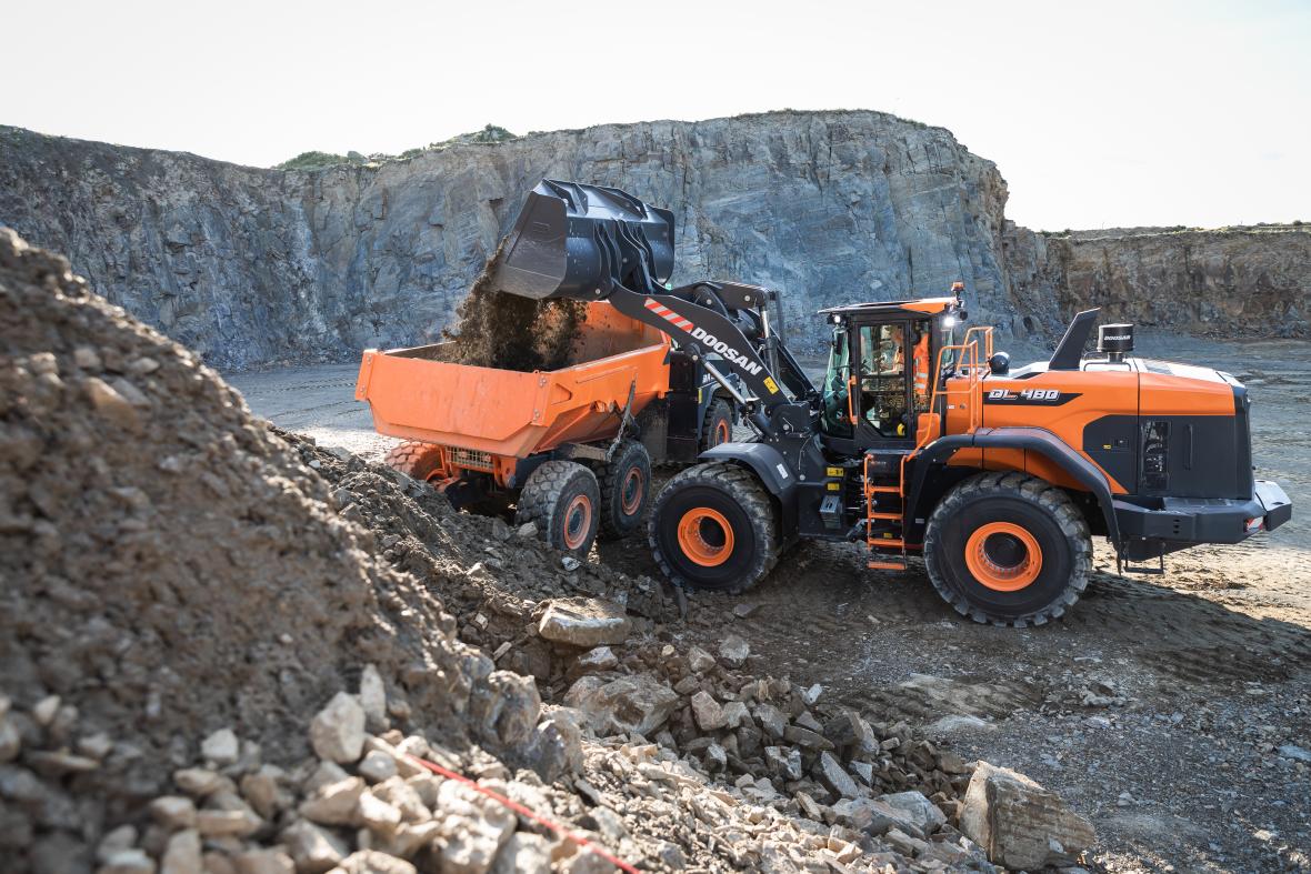 Doosan DW -7 wiellader 