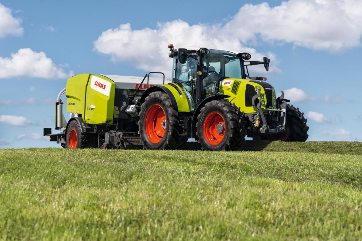 claas Arion 400 met pers 