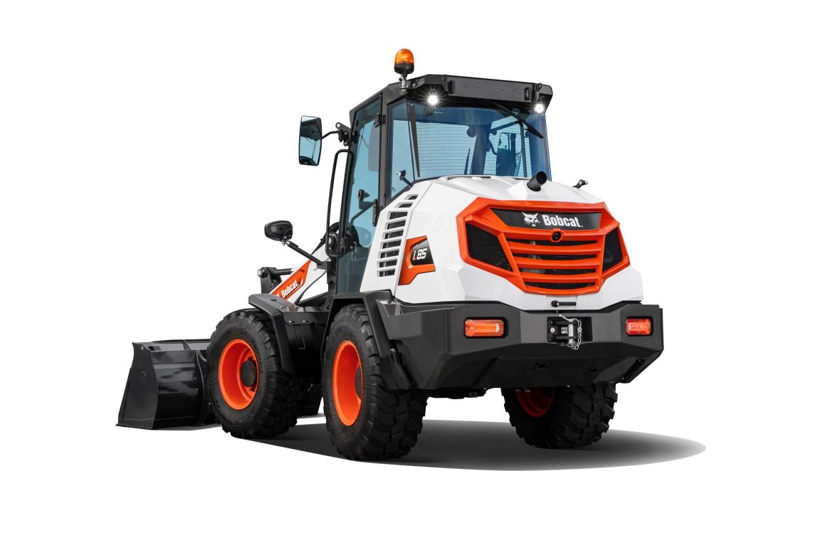 bobcat wiellader achteraanzicht