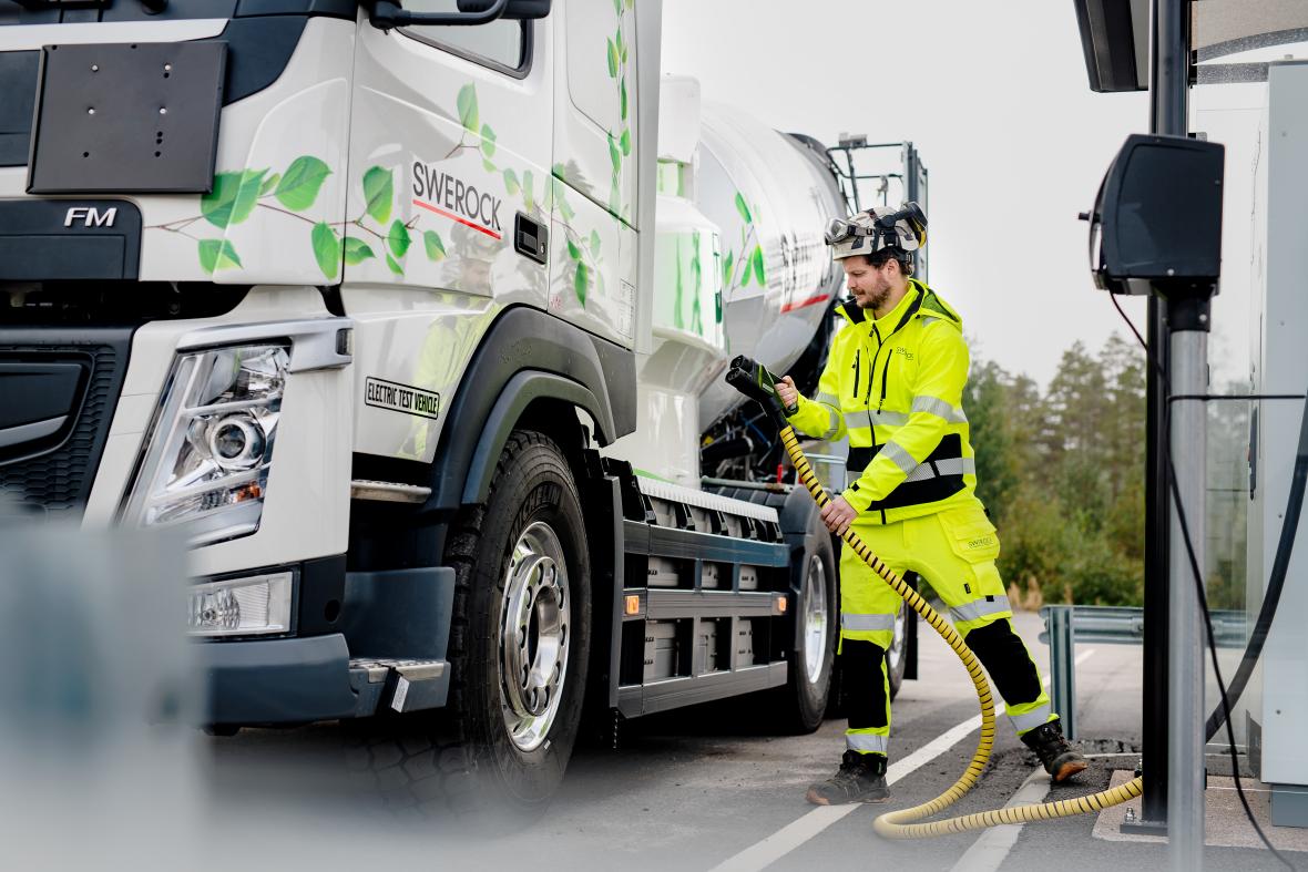 Volvo Truck elektrisch opladen