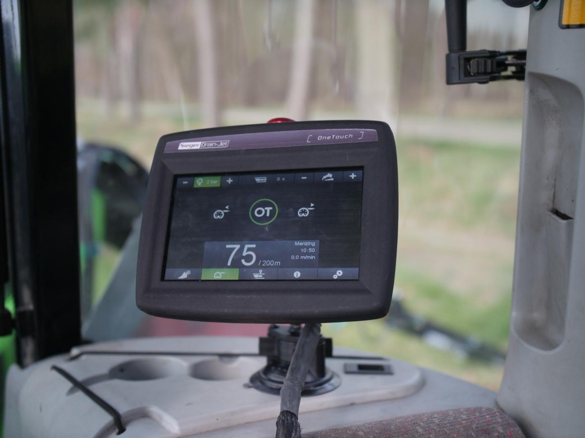 Sieger drainreiniger touchscreen