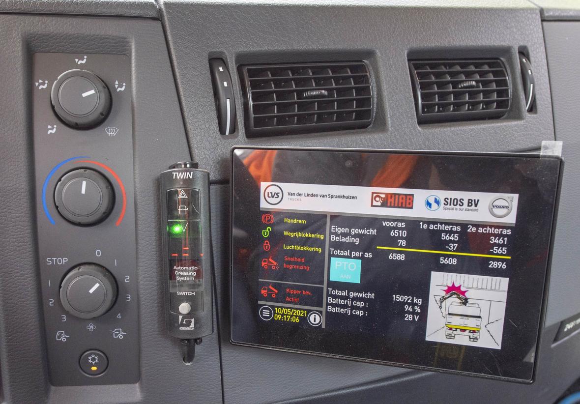 display volvo FE electric