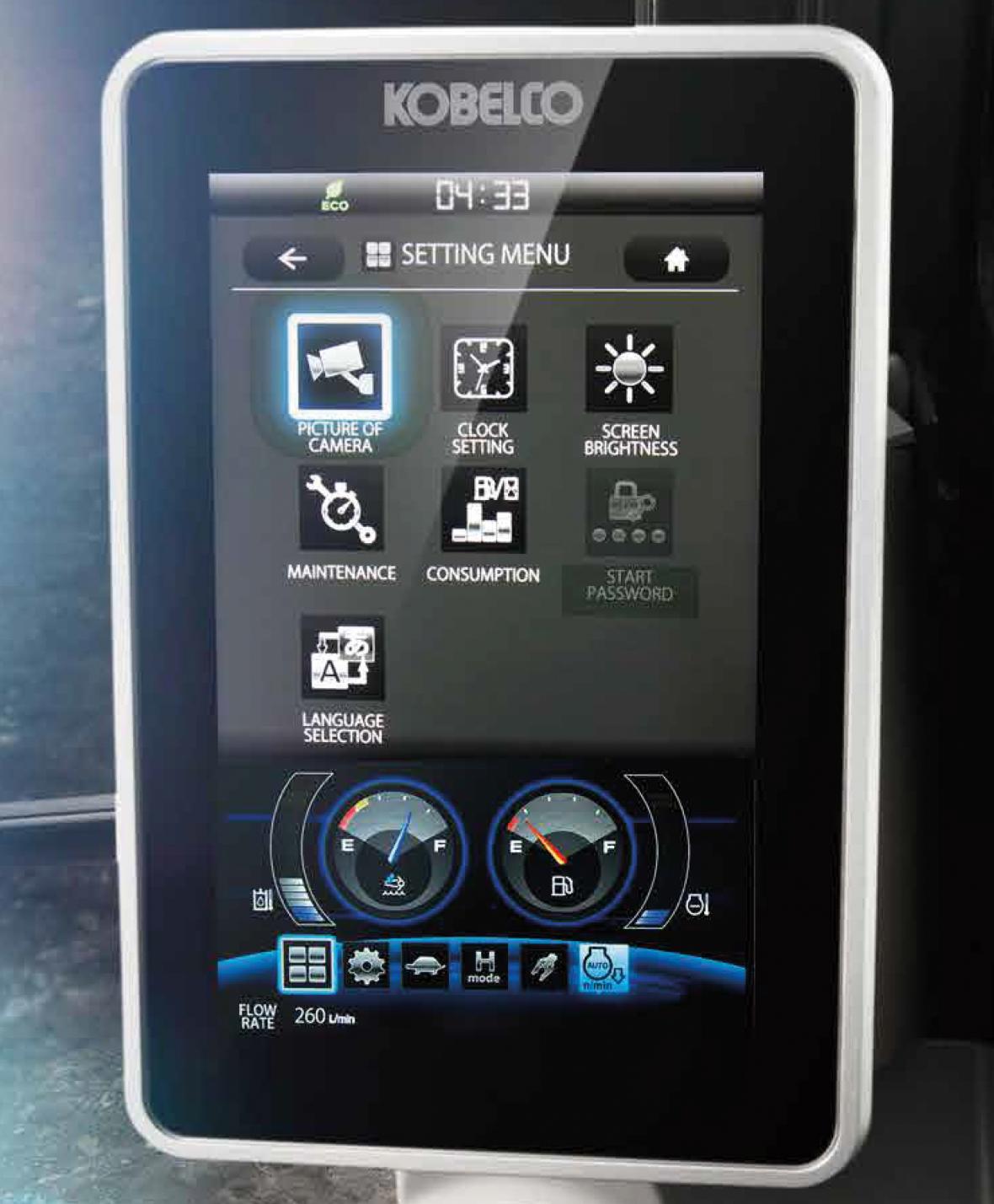 Kobelco touchscreen SK210-11 rupsgraafmachine 