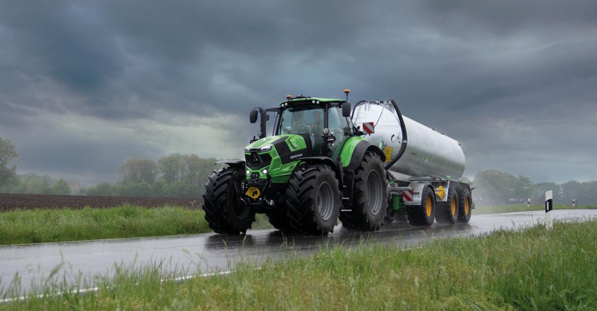 Deutz Fahr TTV 7 serie mesttransport