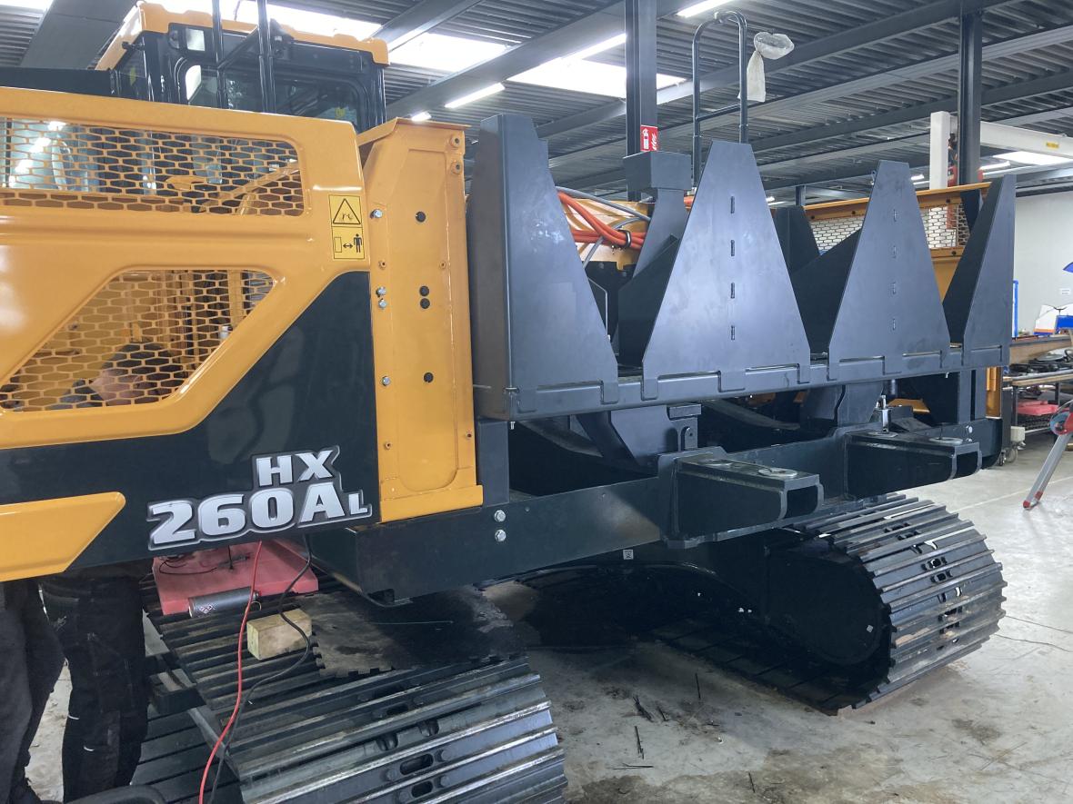 Hyundai 260 rupsgraafmachine ombouw naar elektrisch
