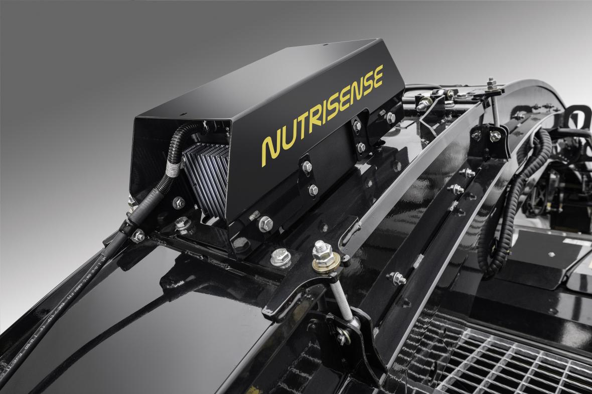 New Holland NutriSense gehalemeting op hakselaar