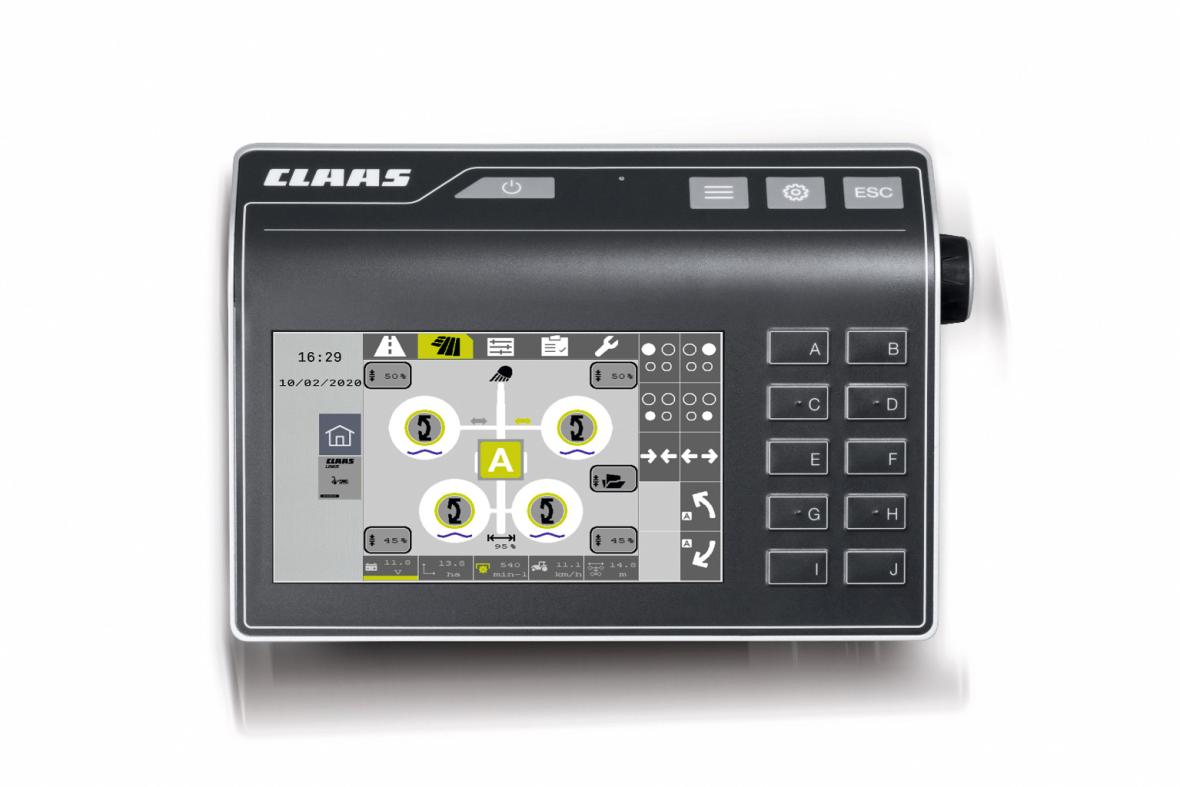 claas liner hark bediening