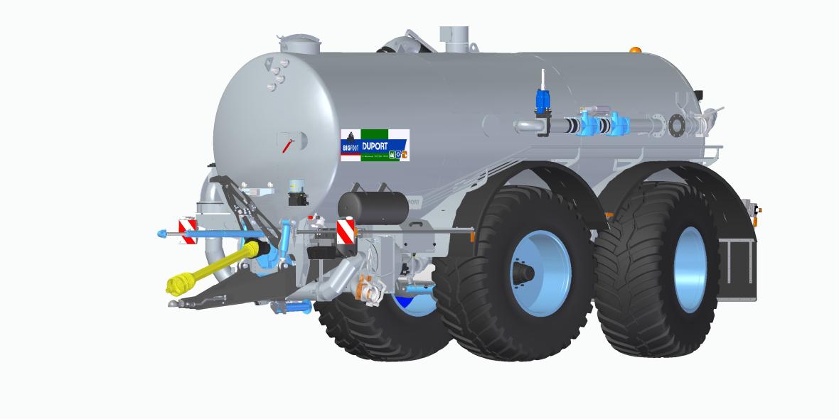 Duport Big foot 18 kuubs mesttank 