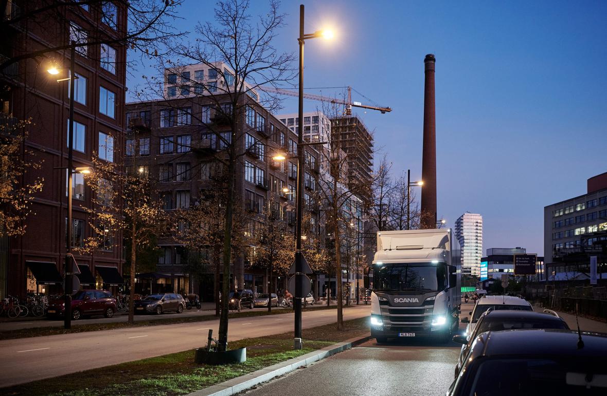 scania hybride truck
