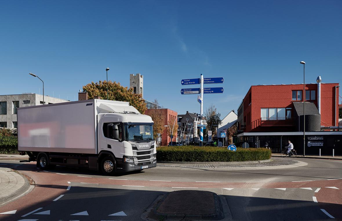 scania hybride truck