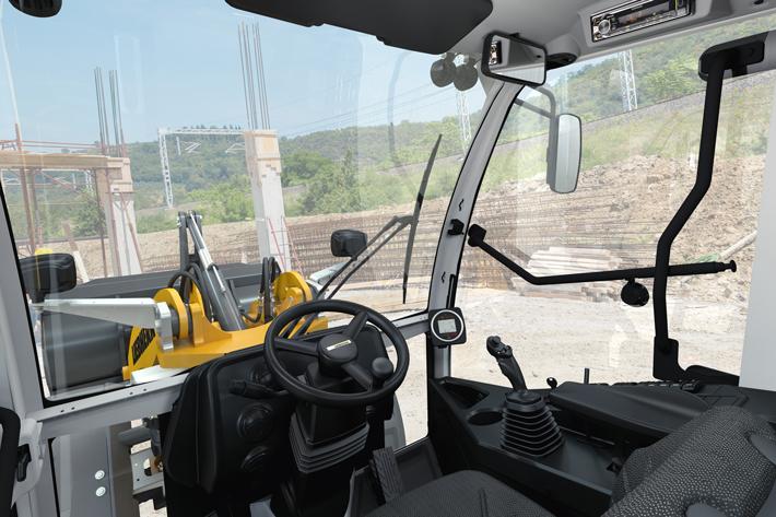 cabine liebherr compacte wiellader 