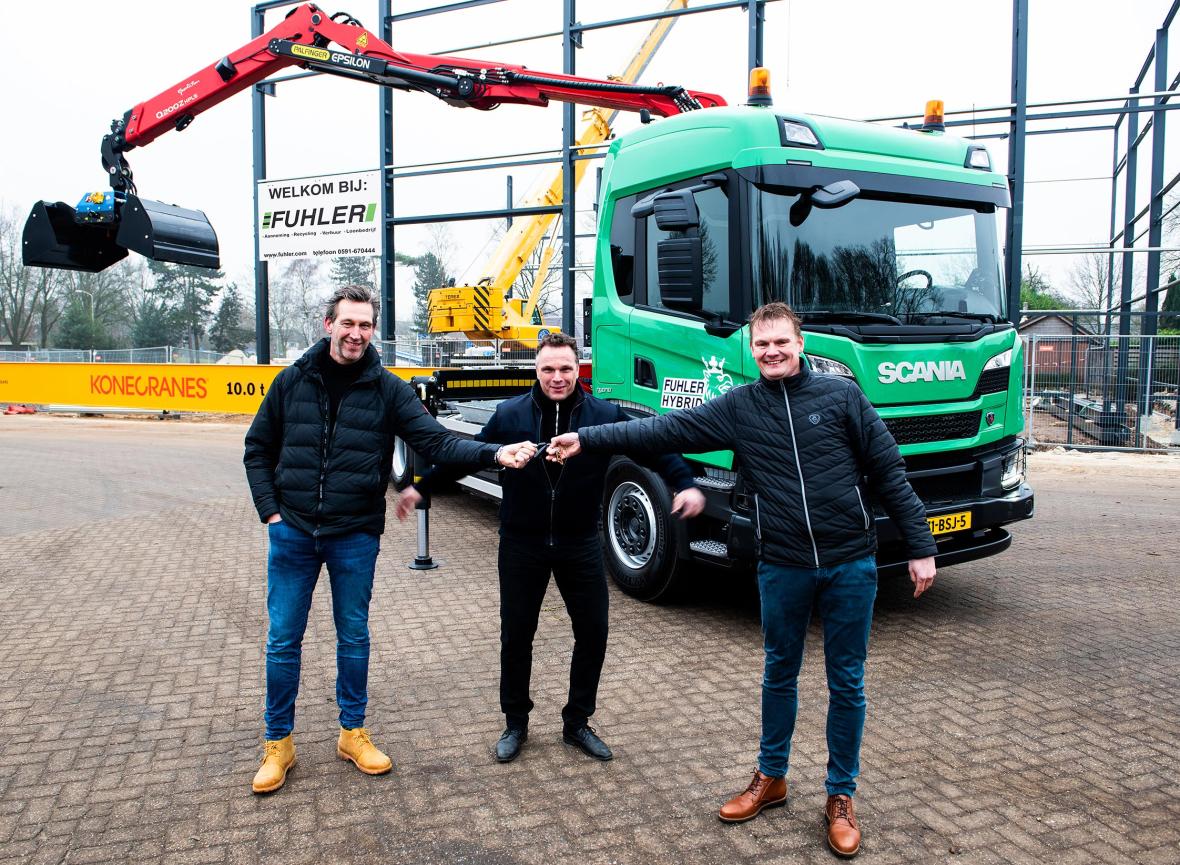 Fuhler neemt Scania PHEV in ontvangst 