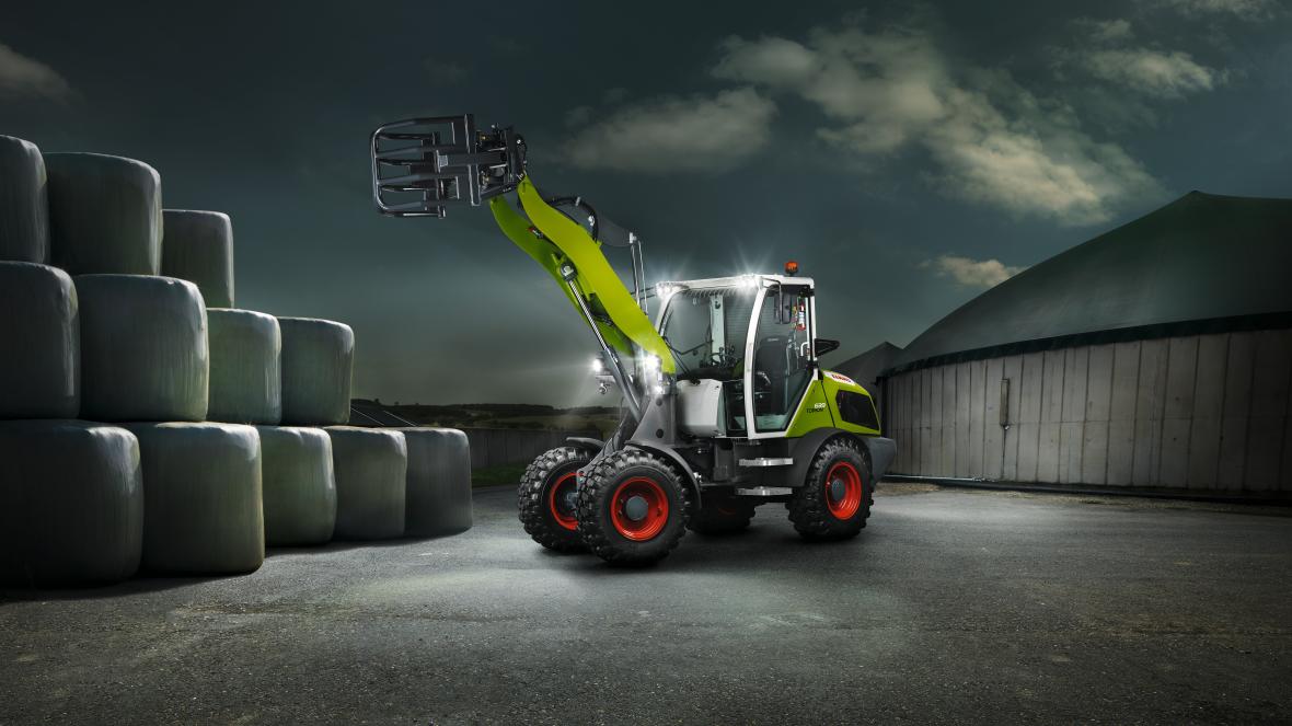 claas compacte wiellader