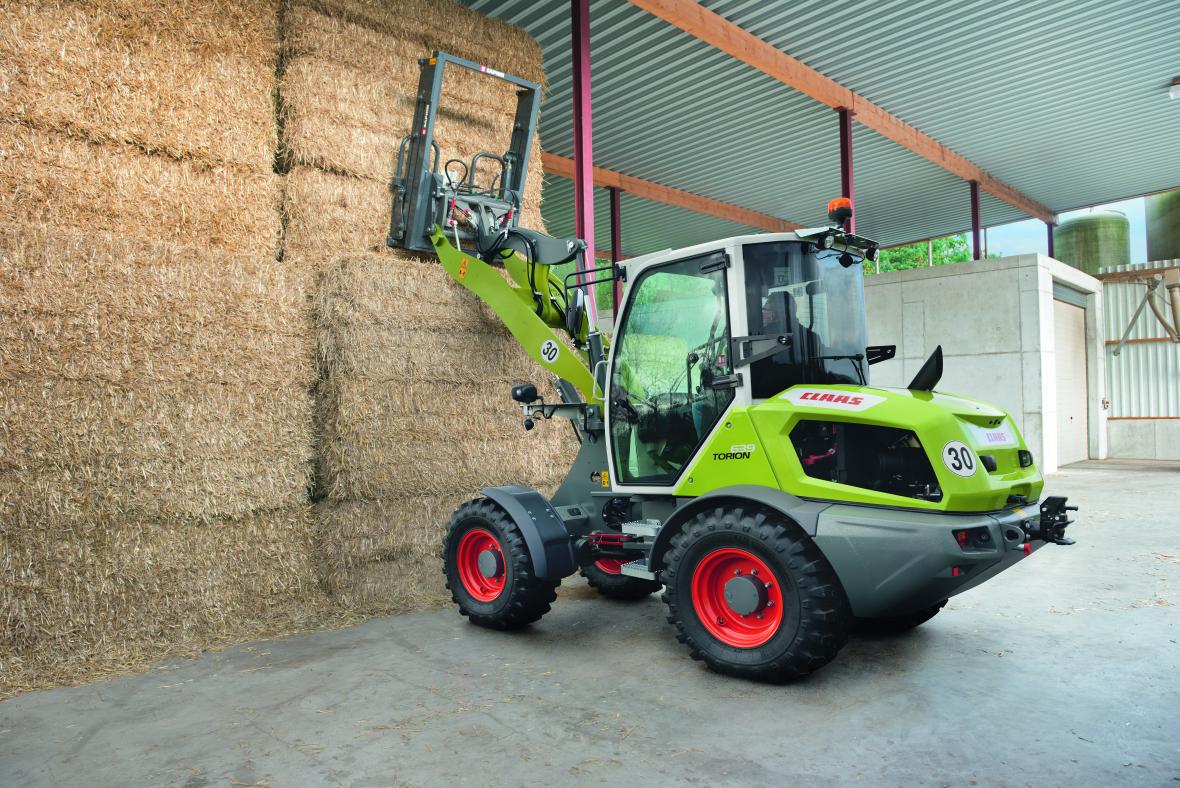 claas compacte wiellader