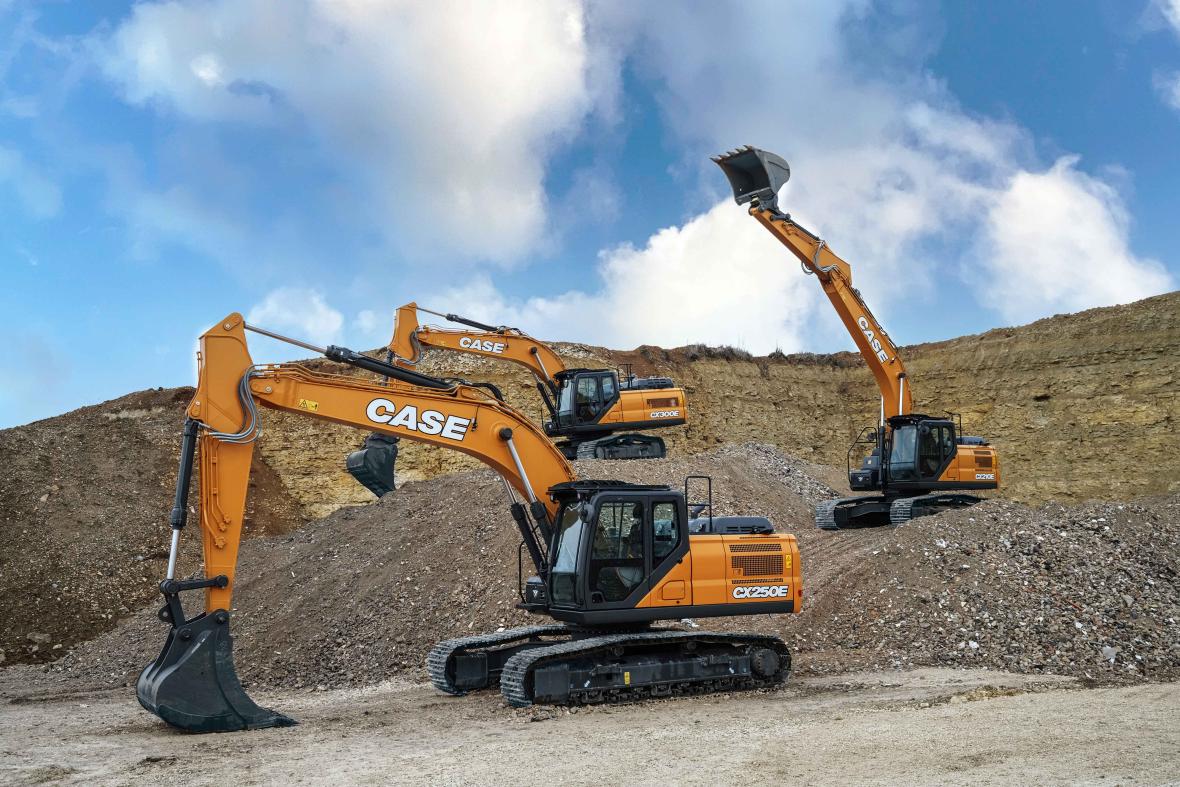 case e-serie rupsgraafmachines