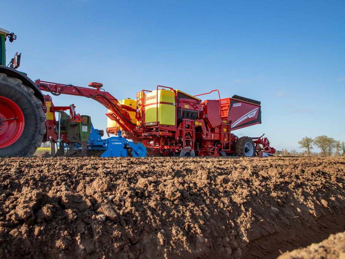 Grimme Prios aardappelrooier