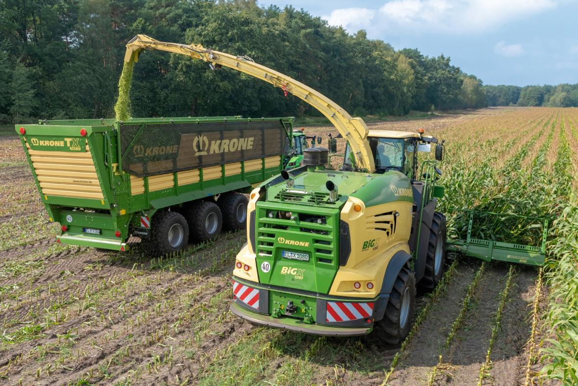 krone big X 1080 hakselaar 