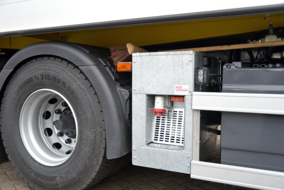 oplaadpunt e krane scania hybride