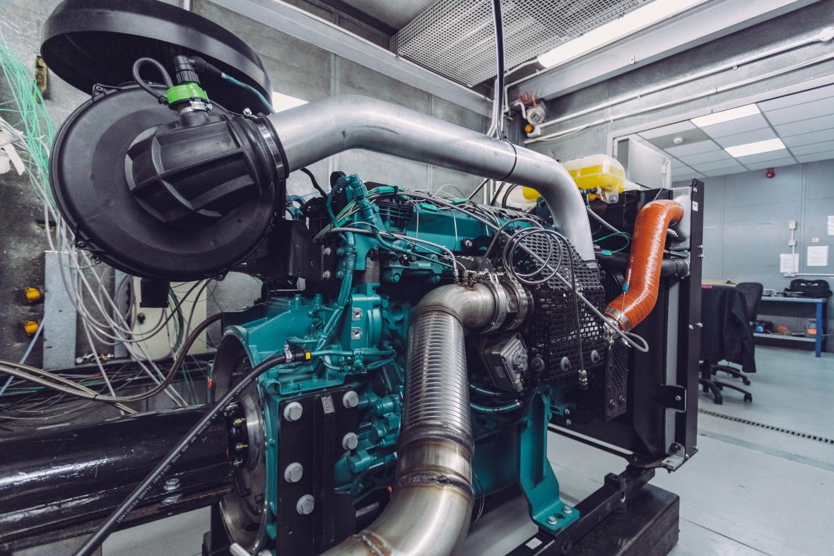 Volvo Penta diesel met CMB Tech waterstofinjectie