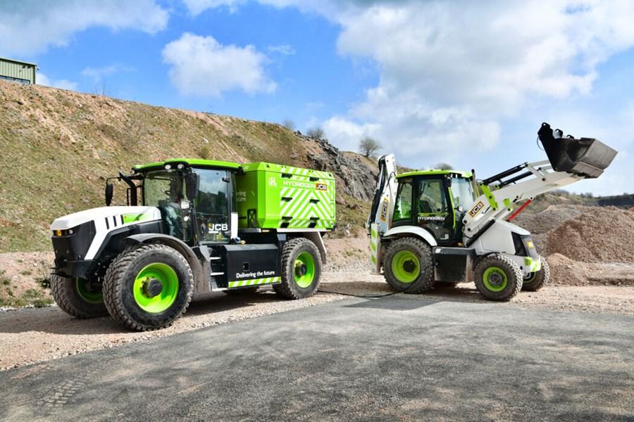 jcb hydrogen afvullen