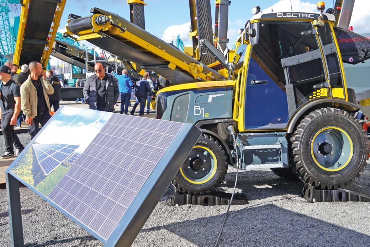 Bauma, elektrisch, keestrack