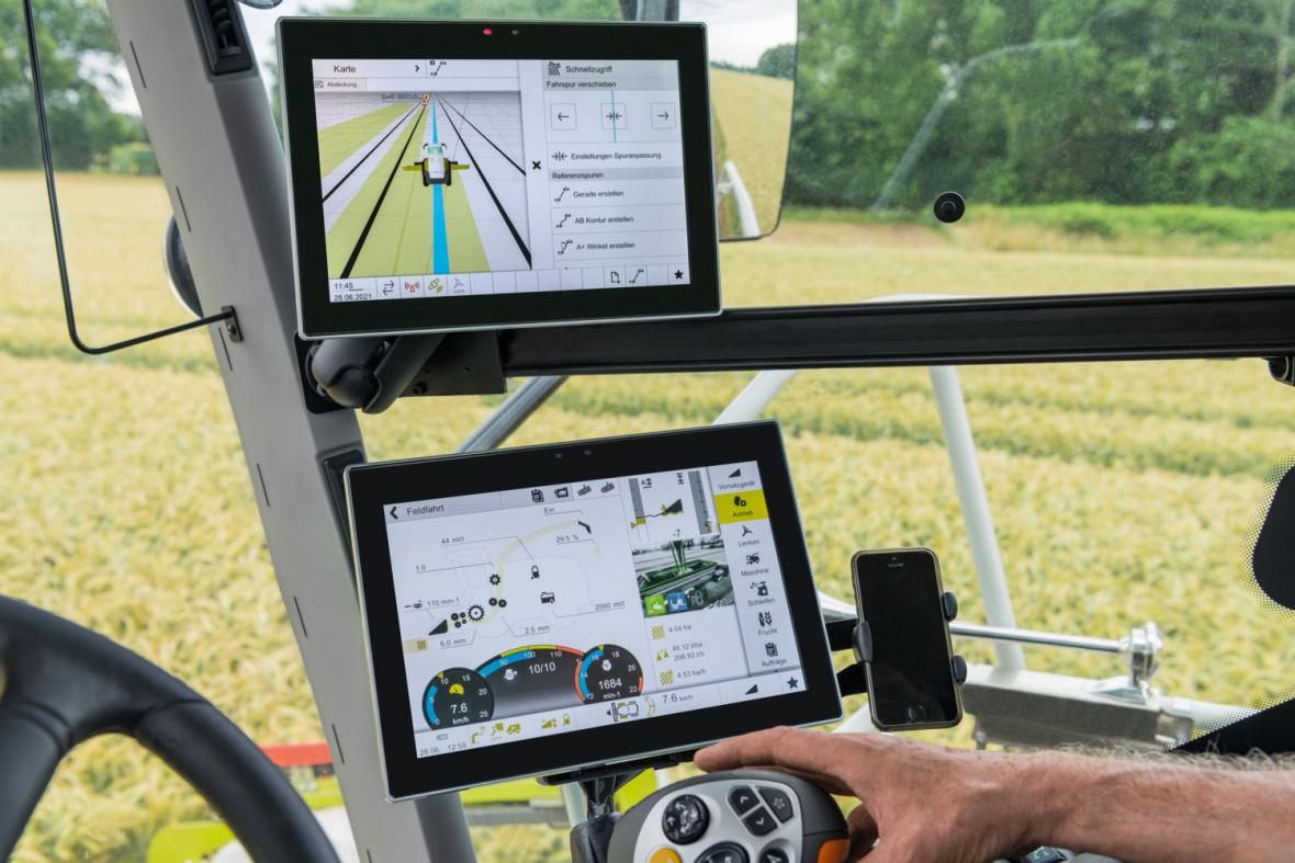 scherm Claas hakselaar