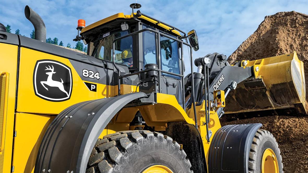john deere wiellader
