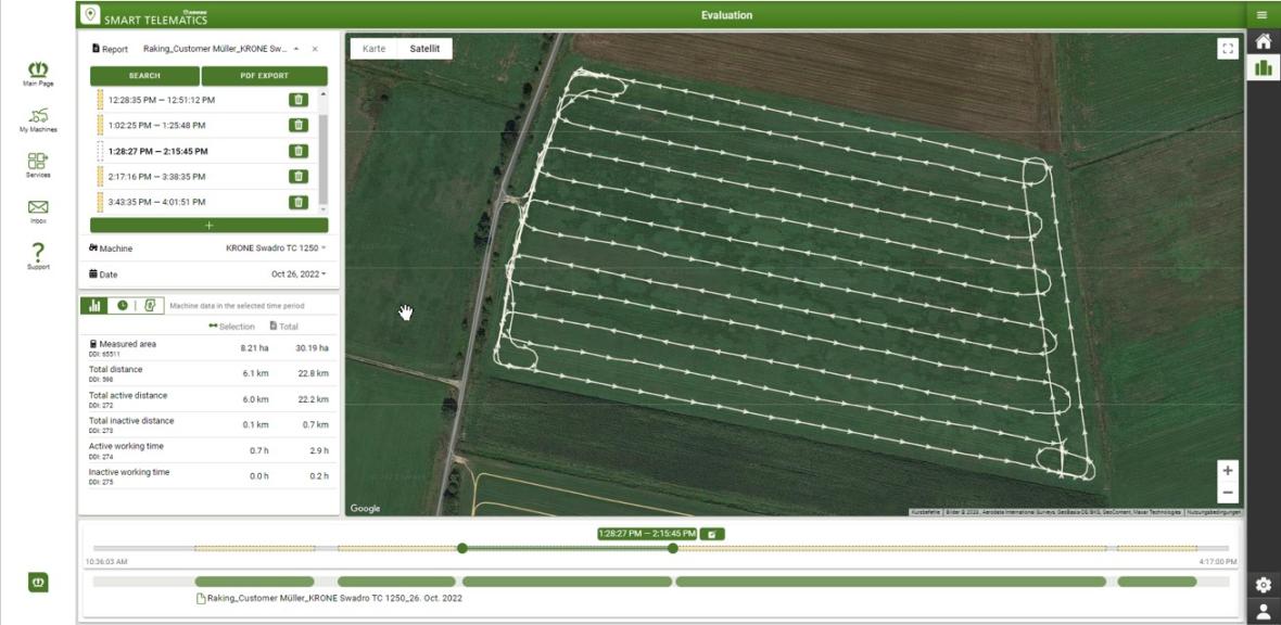 krone smart connet solar agriroute