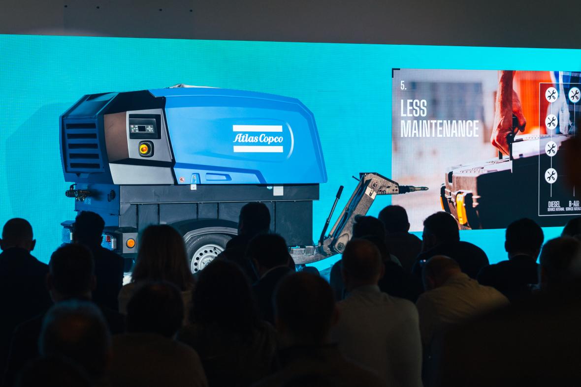 atlas copco B Air elektrische compressor