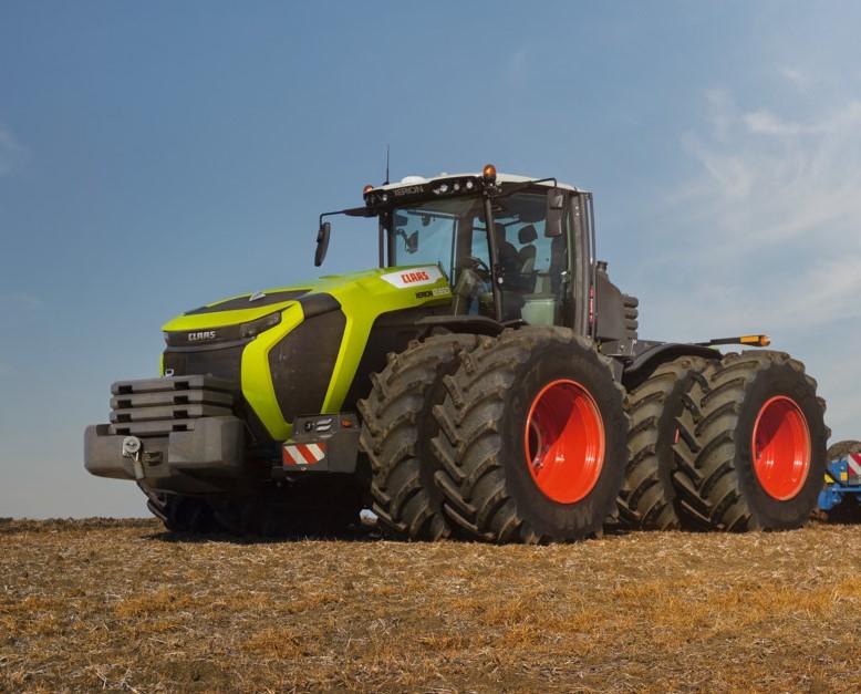 claas xerion 12 serie op banden