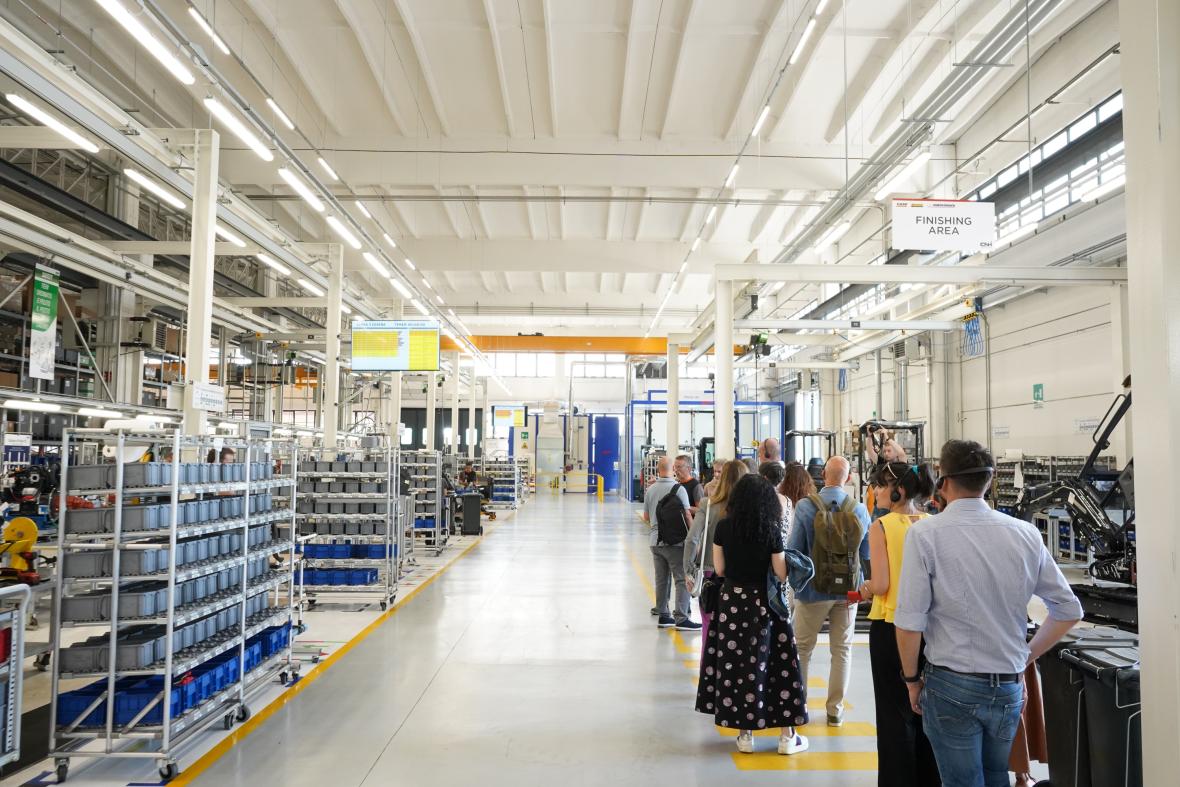 CNH fabriek compact grondverzet Cesena